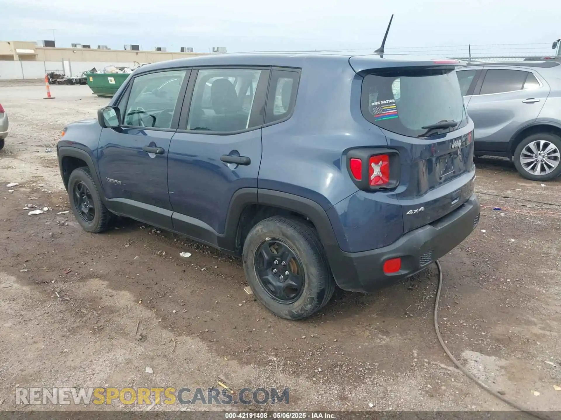 3 Photograph of a damaged car ZACNJBAB0LPL32160 JEEP RENEGADE 2020