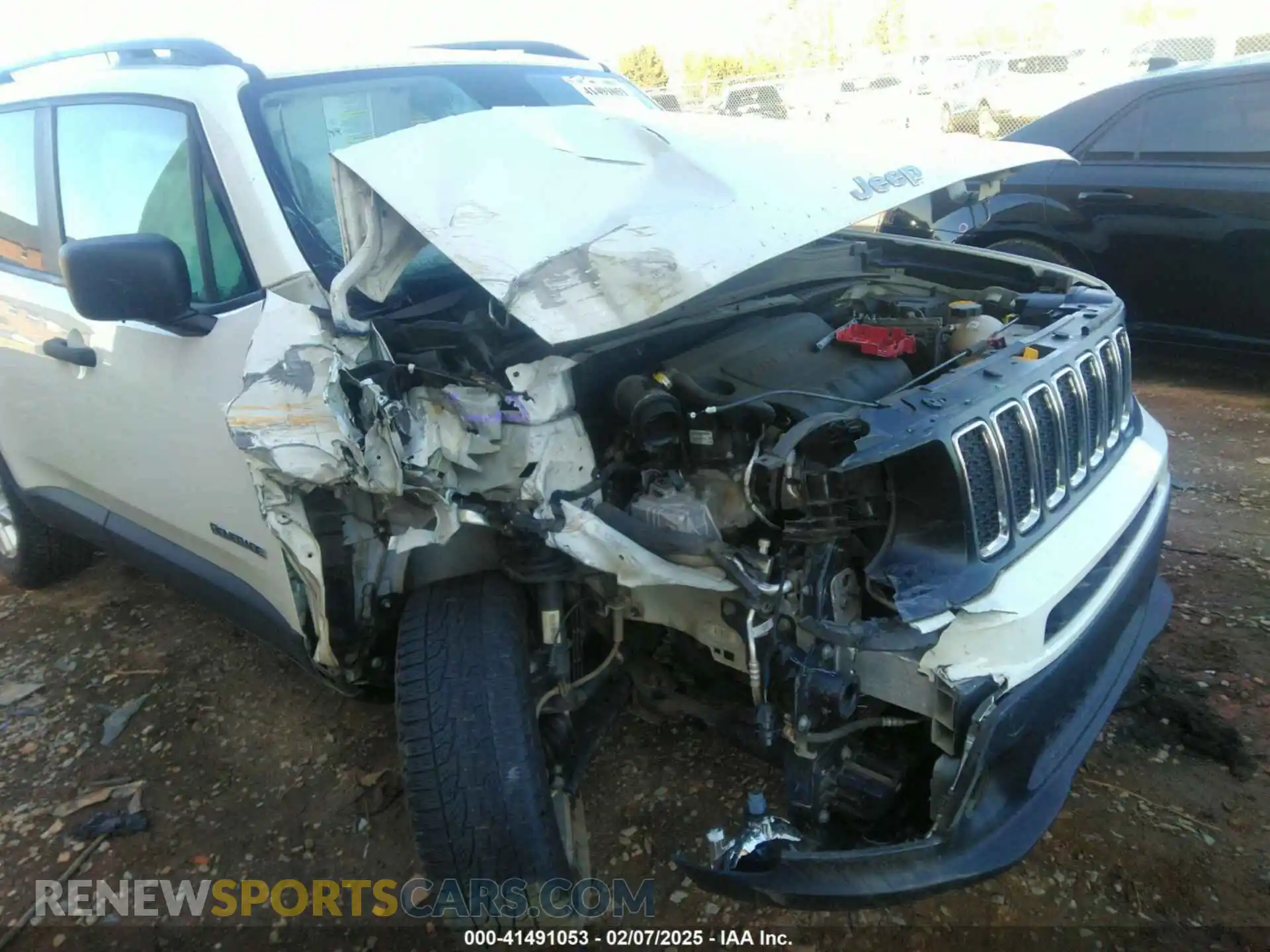 1 Photograph of a damaged car ZACNJBAB1LPL03878 JEEP RENEGADE 2020
