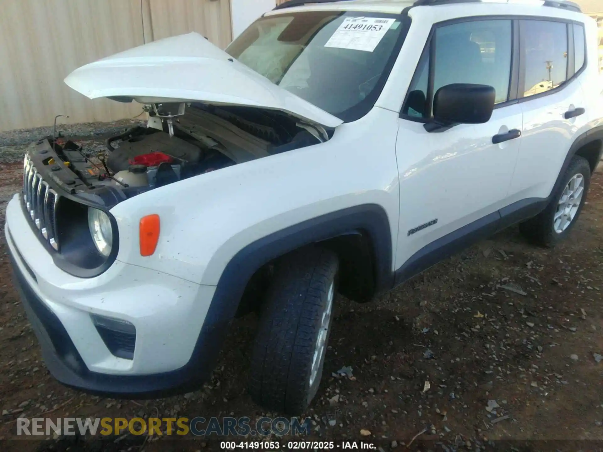 2 Photograph of a damaged car ZACNJBAB1LPL03878 JEEP RENEGADE 2020