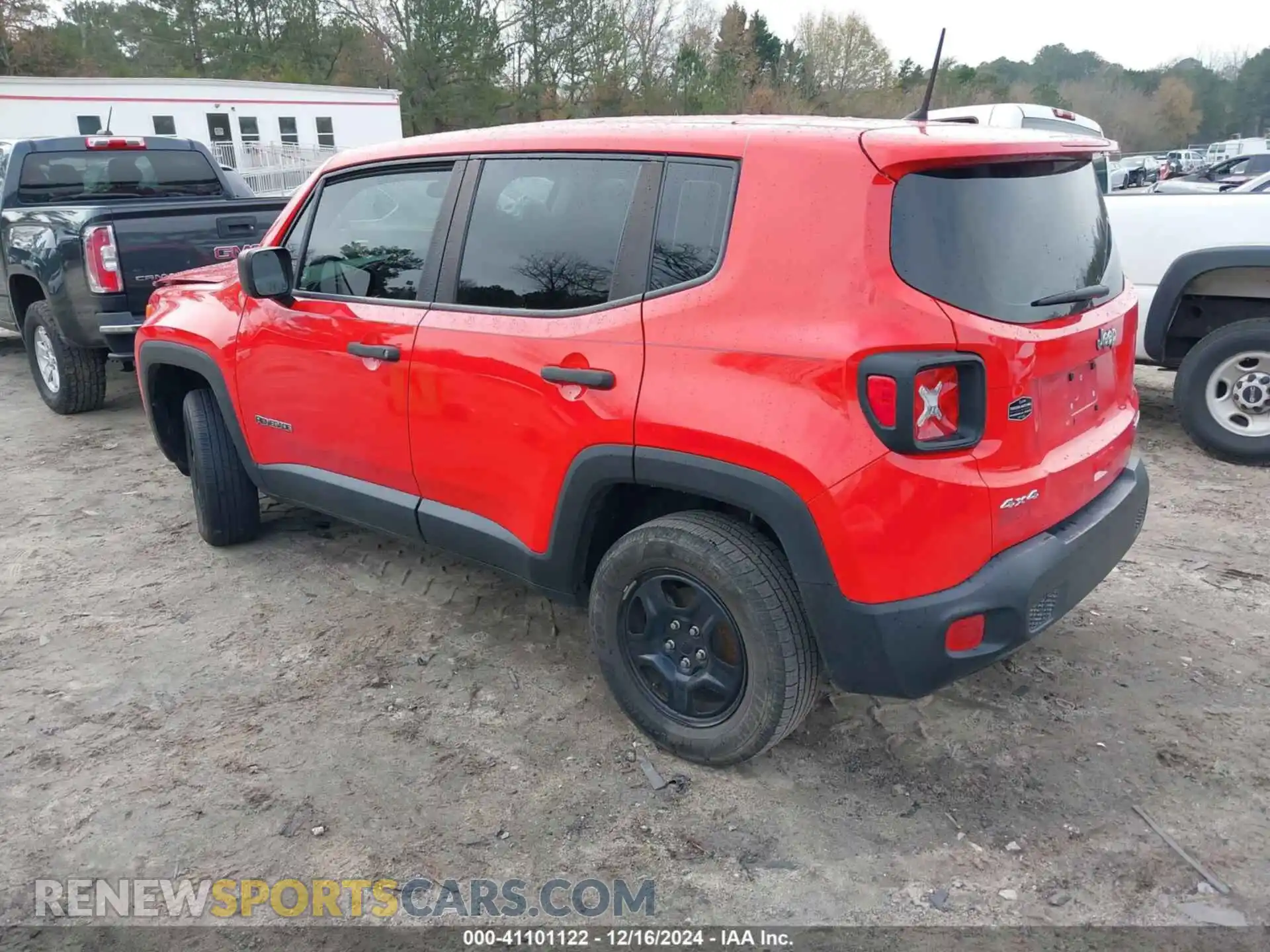 3 Photograph of a damaged car ZACNJBAB1LPL25511 JEEP RENEGADE 2020