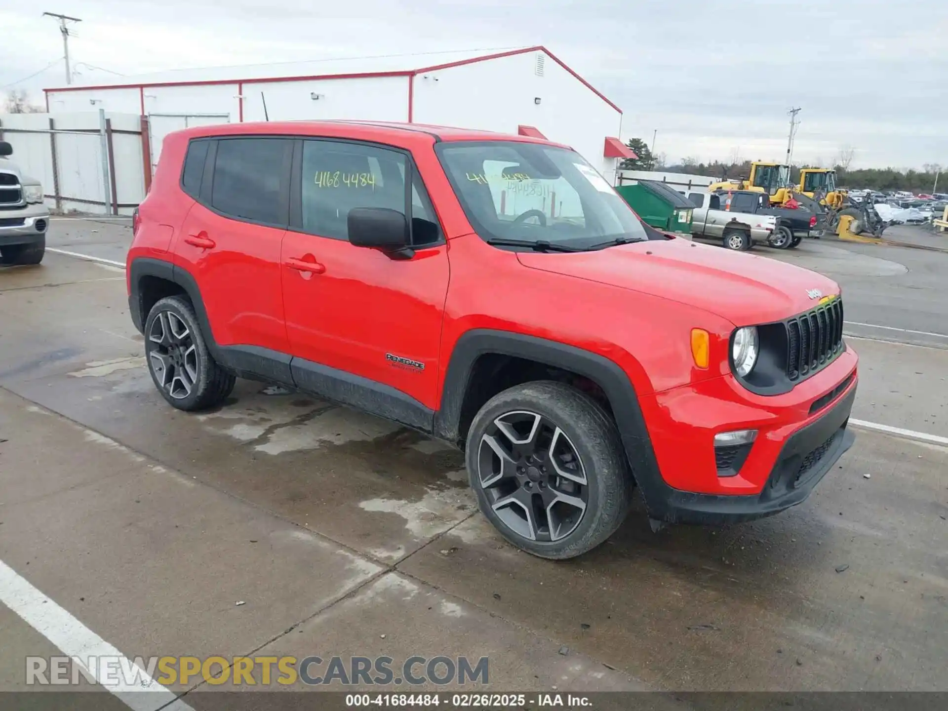 1 fotografías del automóvil dañado ZACNJBAB1LPL73400 JEEP RENEGADE 2020