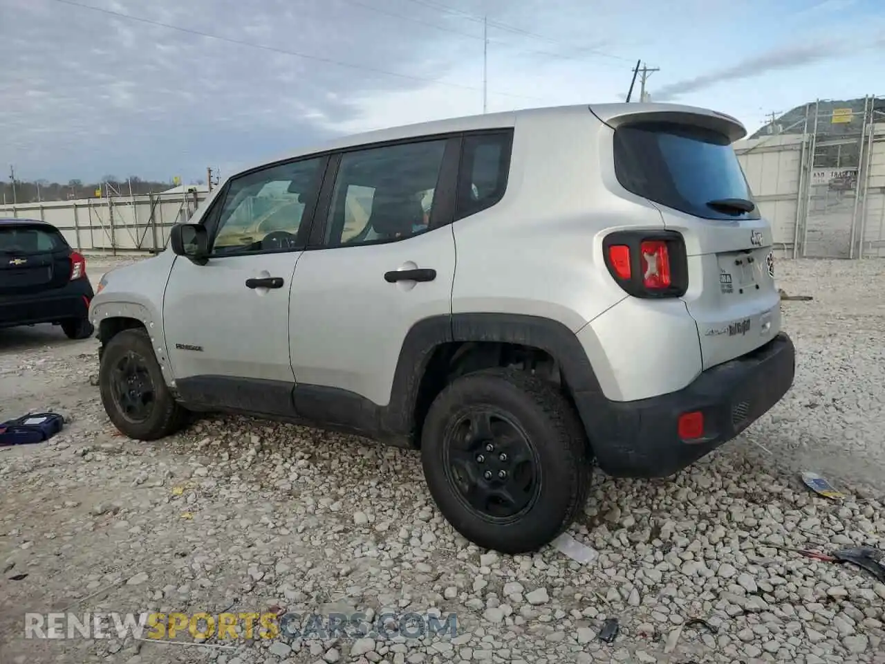 2 Photograph of a damaged car ZACNJBAB1LPL76670 JEEP RENEGADE 2020
