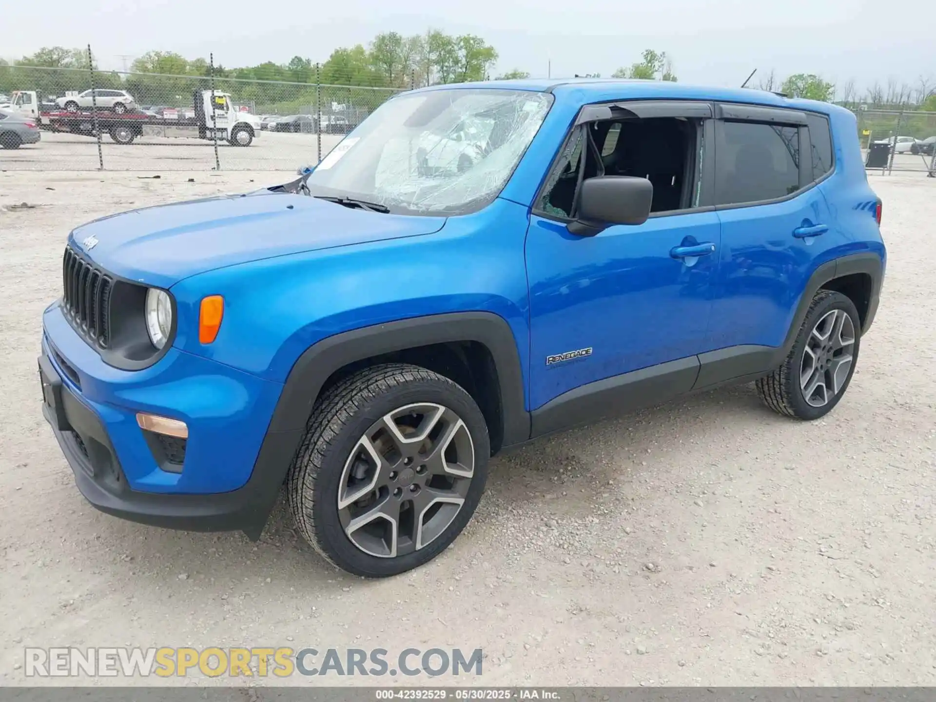 2 Photograph of a damaged car ZACNJBAB1LPL99916 JEEP RENEGADE 2020