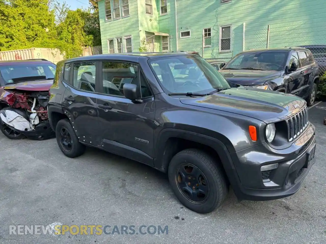 1 Photograph of a damaged car ZACNJBAB3LPL47283 JEEP RENEGADE 2020