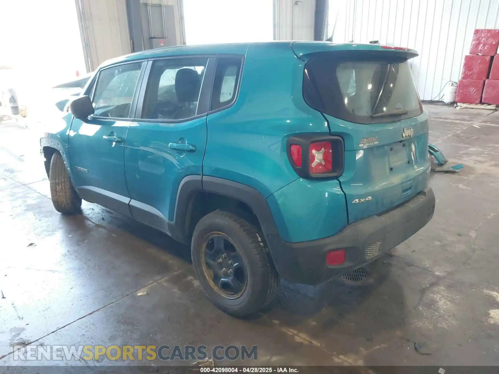 3 Photograph of a damaged car ZACNJBAB4LPL20755 JEEP RENEGADE 2020
