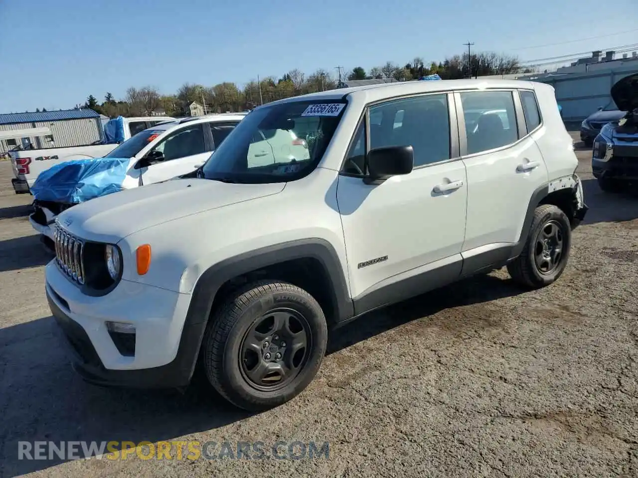 1 Photograph of a damaged car ZACNJBABXLPL15799 JEEP RENEGADE 2020