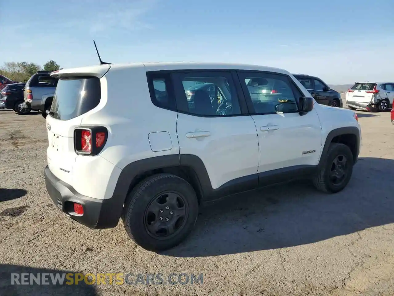 3 Photograph of a damaged car ZACNJBABXLPL15799 JEEP RENEGADE 2020