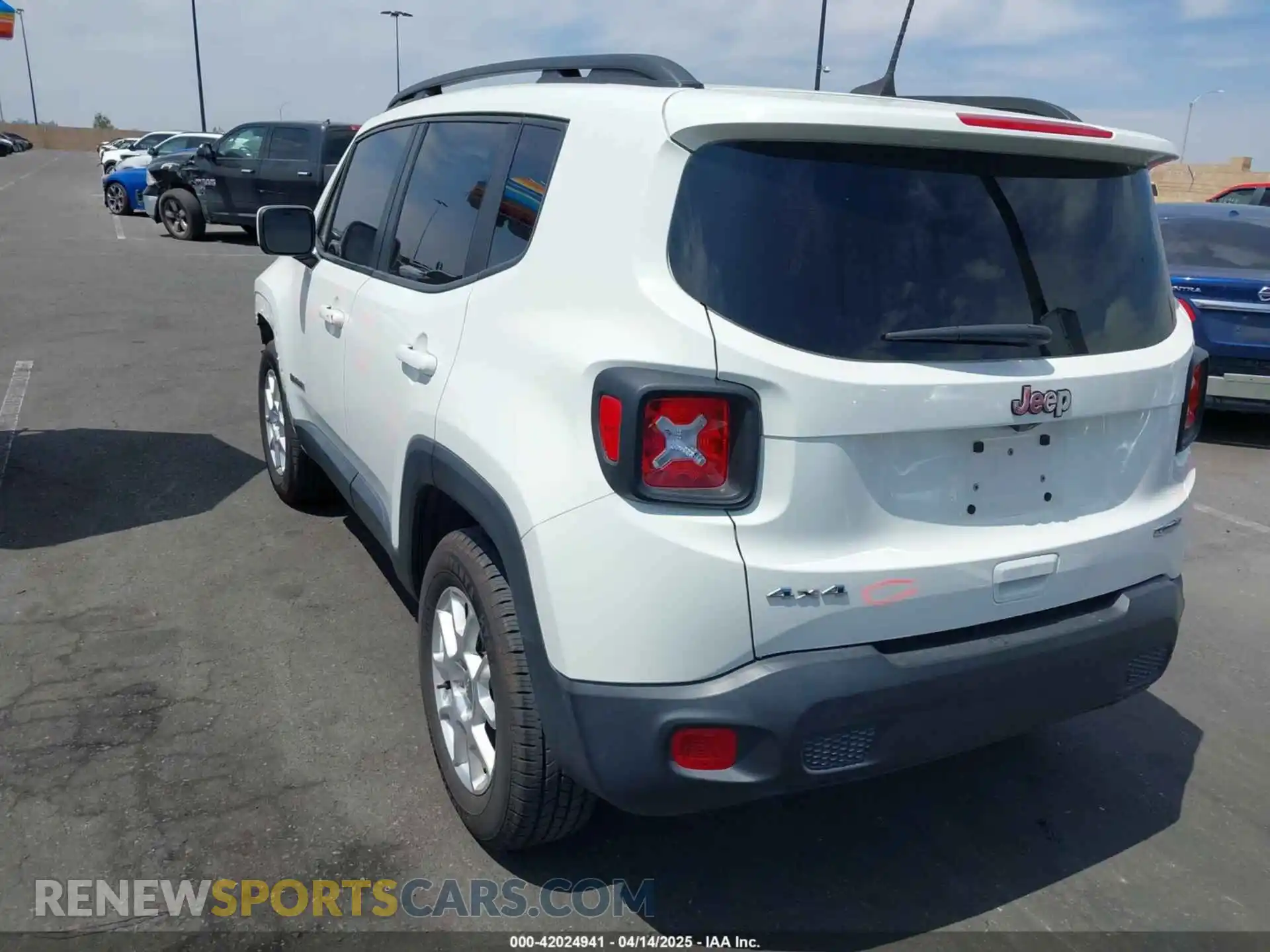 3 Photograph of a damaged car ZACNJBBB2LPL27007 JEEP RENEGADE 2020