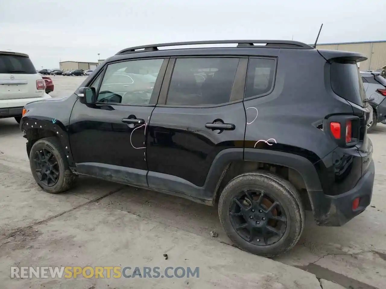 2 Photograph of a damaged car ZACNJBBB3LPM07156 JEEP RENEGADE 2020