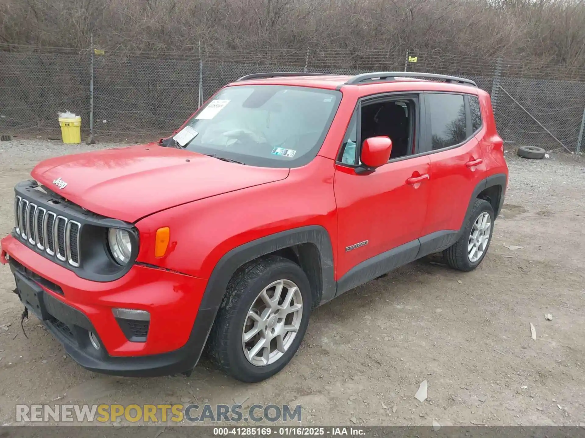 2 Photograph of a damaged car ZACNJBBB7LPL97764 JEEP RENEGADE 2020