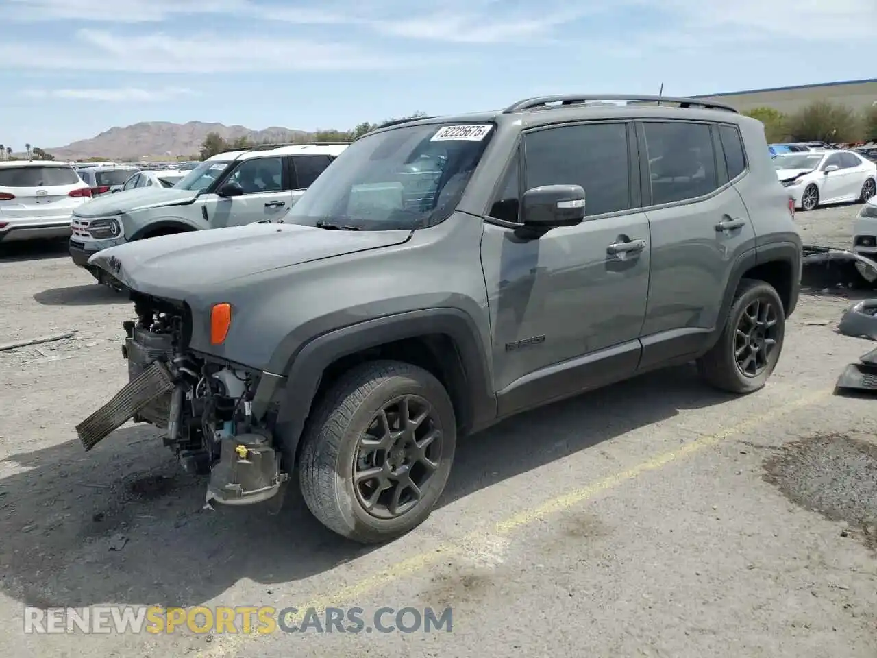 1 Photograph of a damaged car ZACNJBBB8LPL87499 JEEP RENEGADE 2020