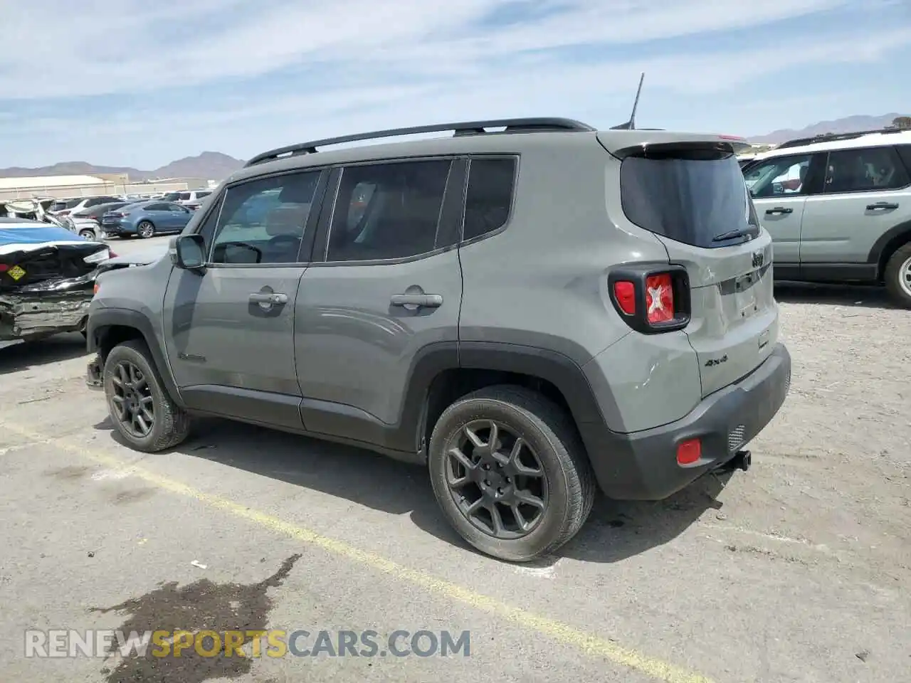 2 Photograph of a damaged car ZACNJBBB8LPL87499 JEEP RENEGADE 2020