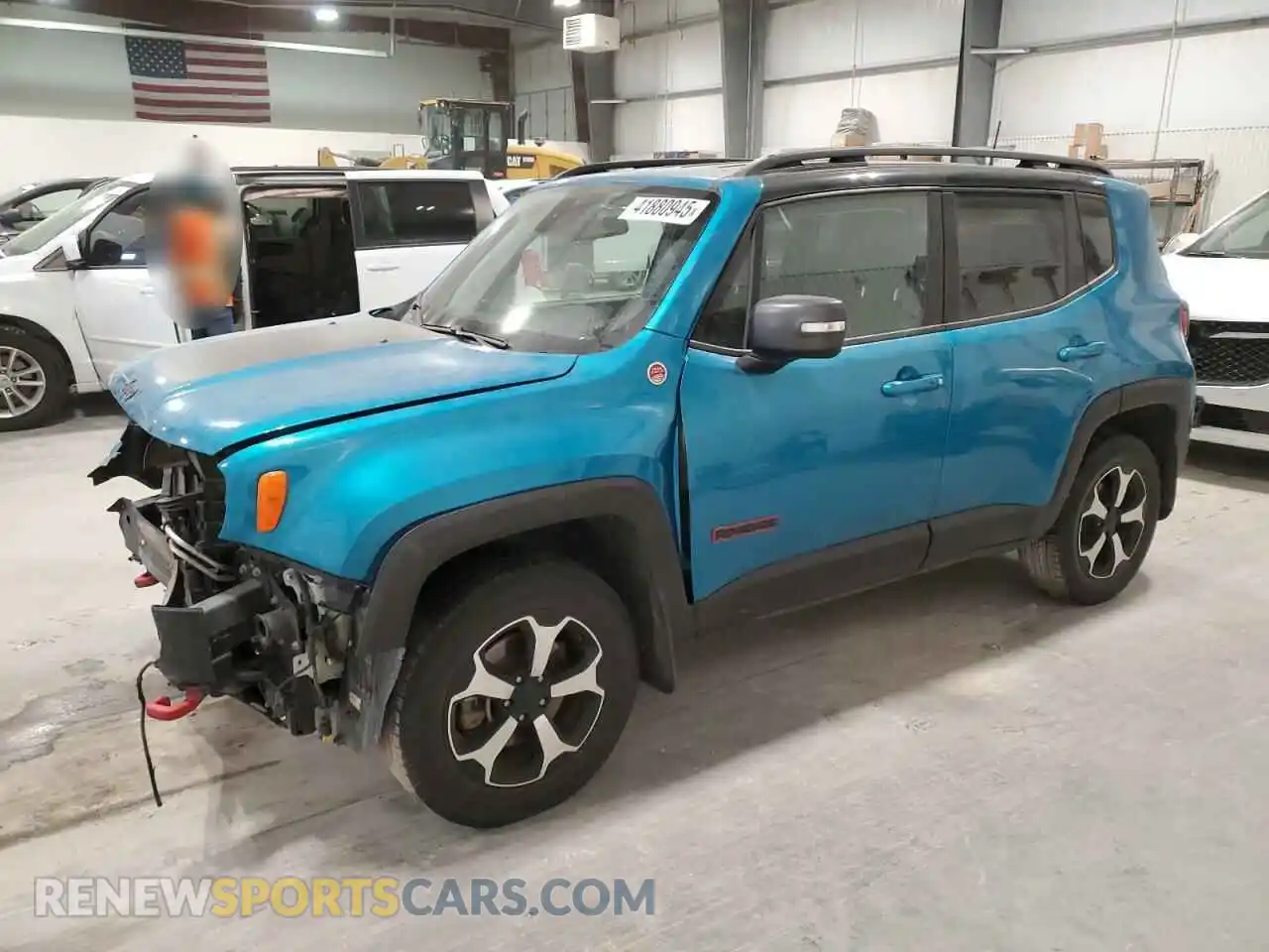 1 Photograph of a damaged car ZACNJBC13LPL92812 JEEP RENEGADE 2020