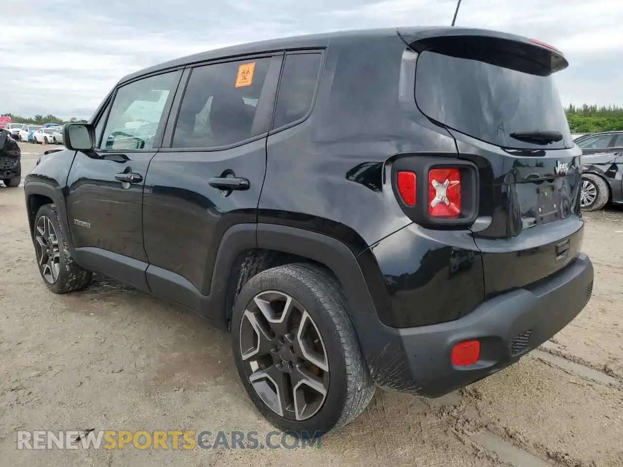 2 Photograph of a damaged car ZACNJCAB1MPM30587 JEEP RENEGADE 2021