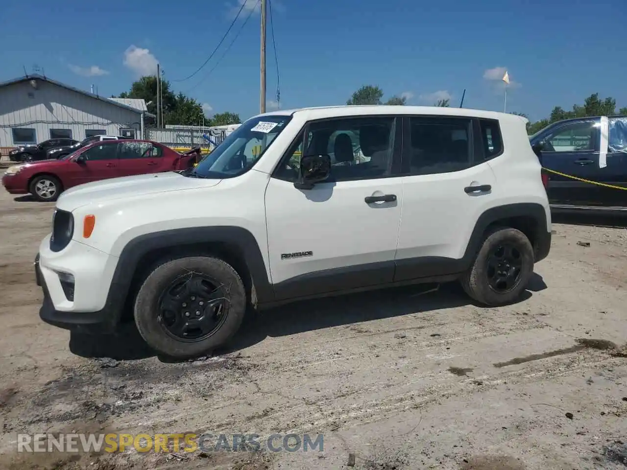 1 Photograph of a damaged car ZACNJCAB2MPM25611 JEEP RENEGADE 2021
