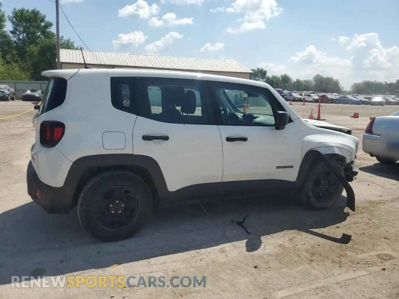 3 Photograph of a damaged car ZACNJCAB2MPM25611 JEEP RENEGADE 2021