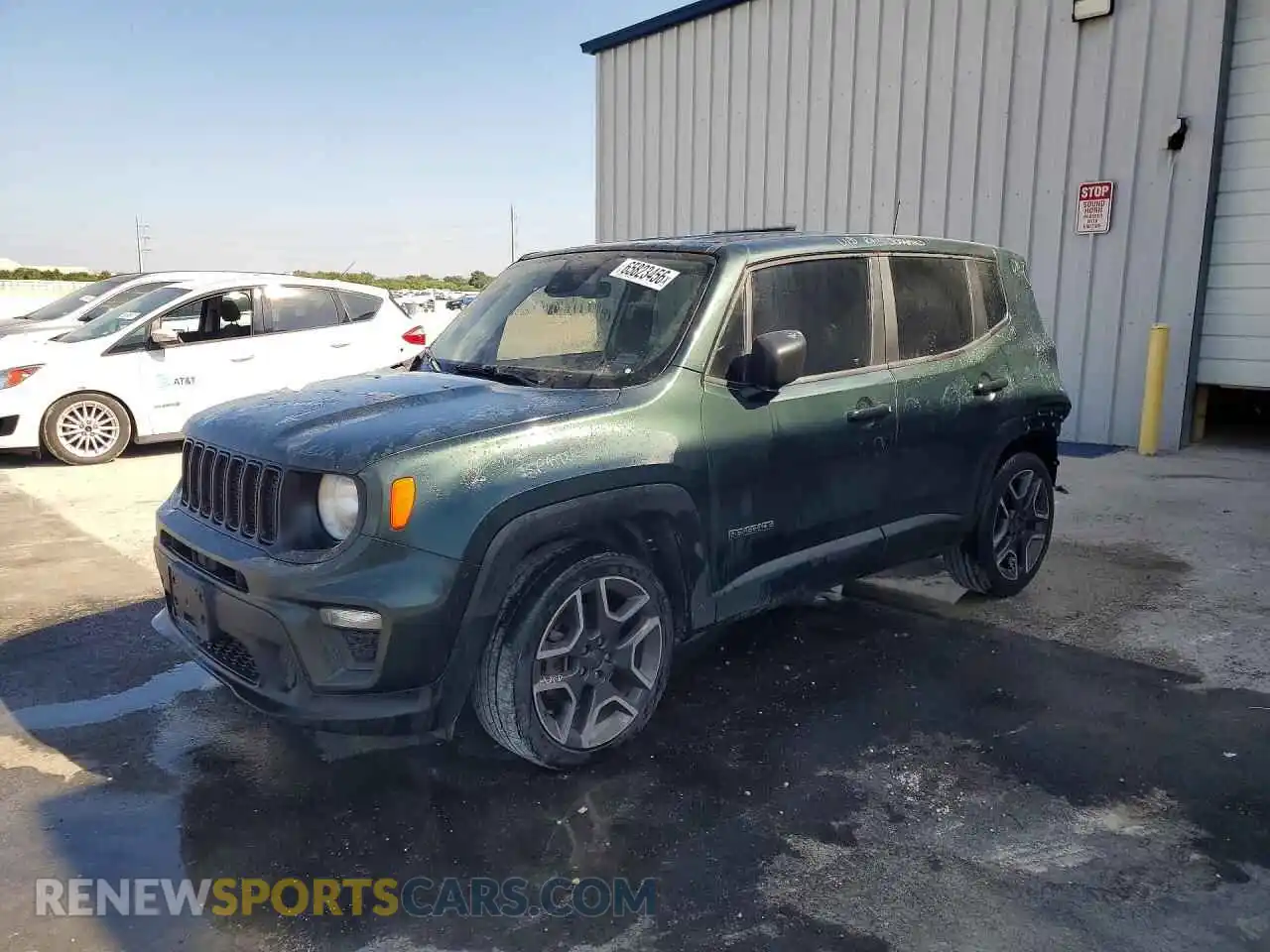 1 fotografías del automóvil dañado ZACNJCAB2MPM52694 JEEP RENEGADE 2021