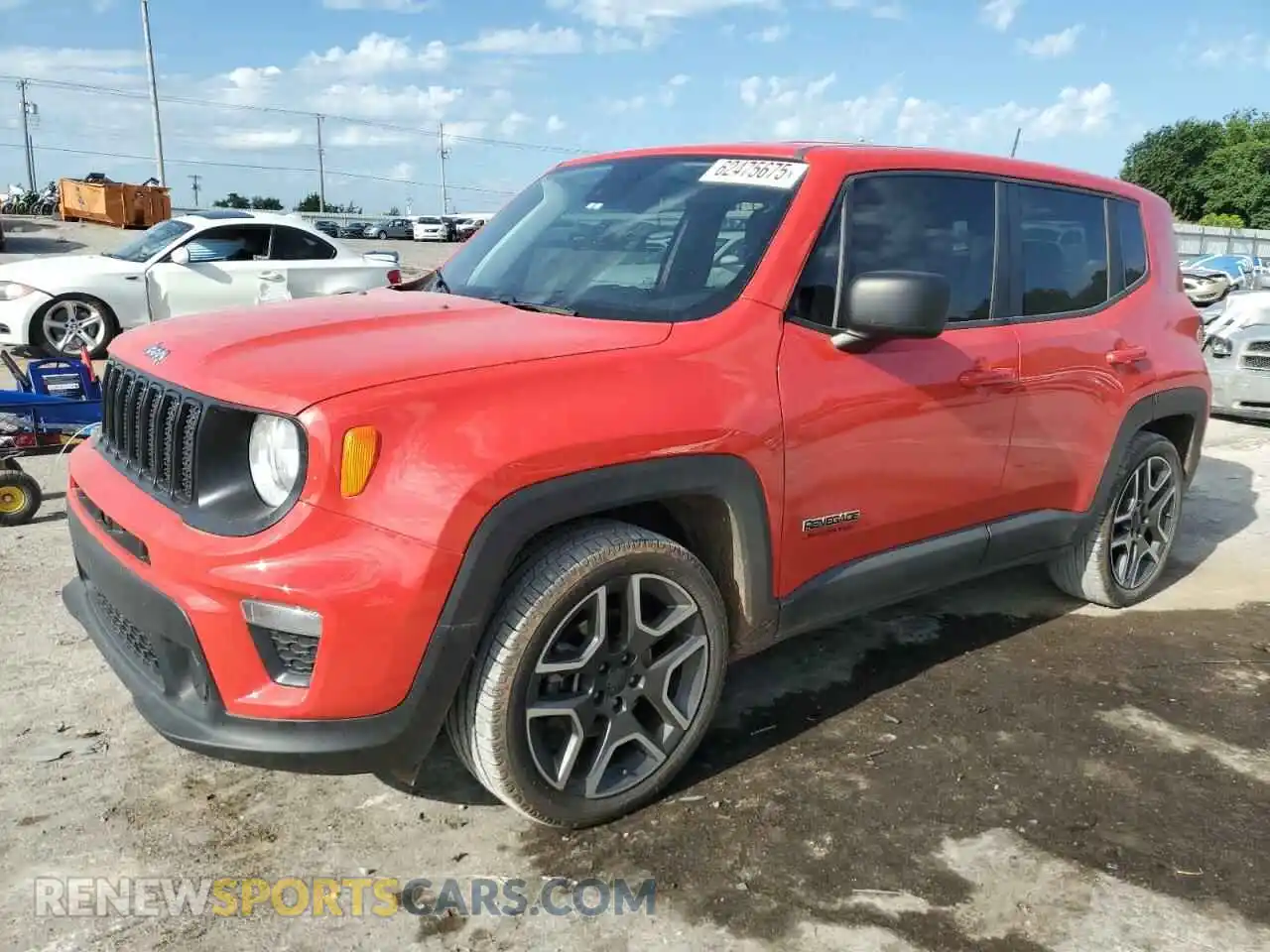1 Фотография поврежденного автомобиля ZACNJCAB3MPM21647 JEEP RENEGADE 2021