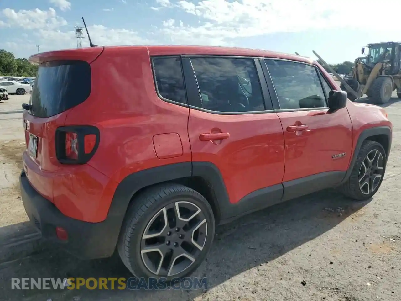 3 Фотография поврежденного автомобиля ZACNJCAB3MPM21647 JEEP RENEGADE 2021