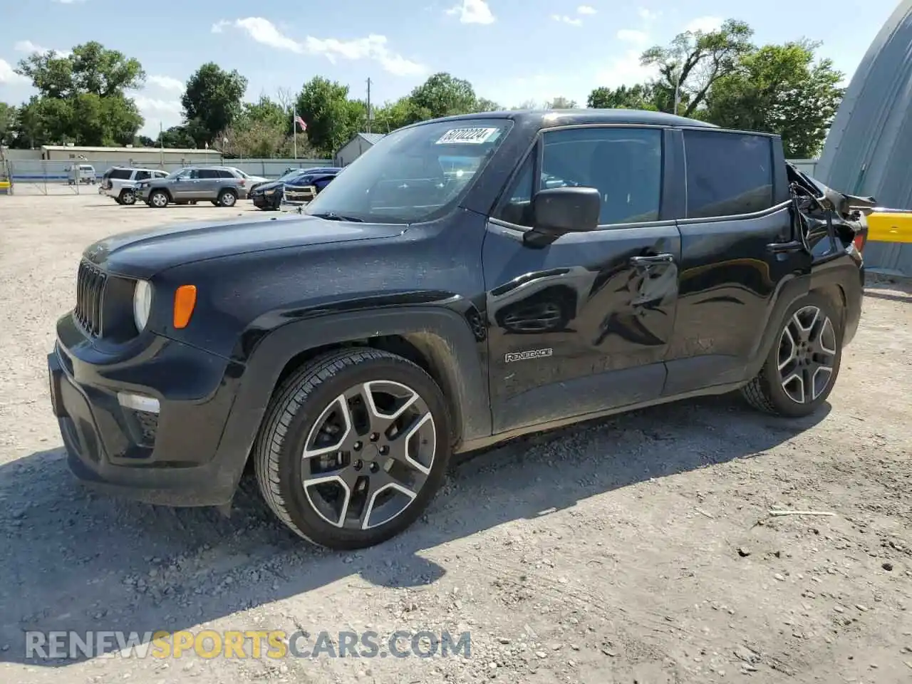 1 Photograph of a damaged car ZACNJCAB4MPM32480 JEEP RENEGADE 2021