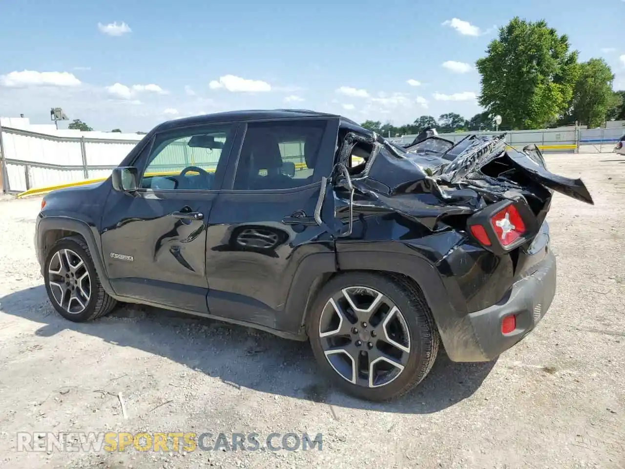 2 Photograph of a damaged car ZACNJCAB4MPM32480 JEEP RENEGADE 2021