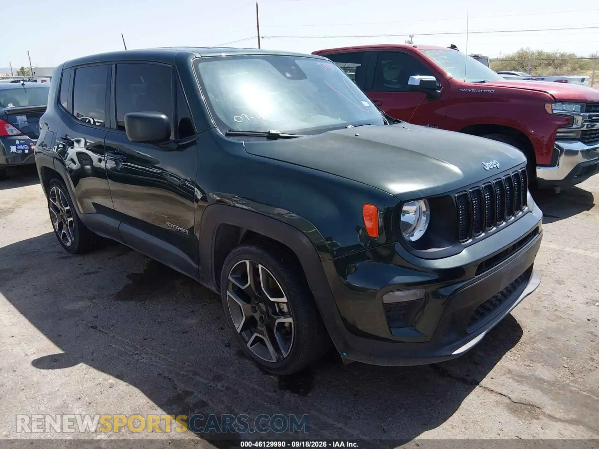 1 Фотография поврежденного автомобиля ZACNJCAB6MPM50348 JEEP RENEGADE 2021