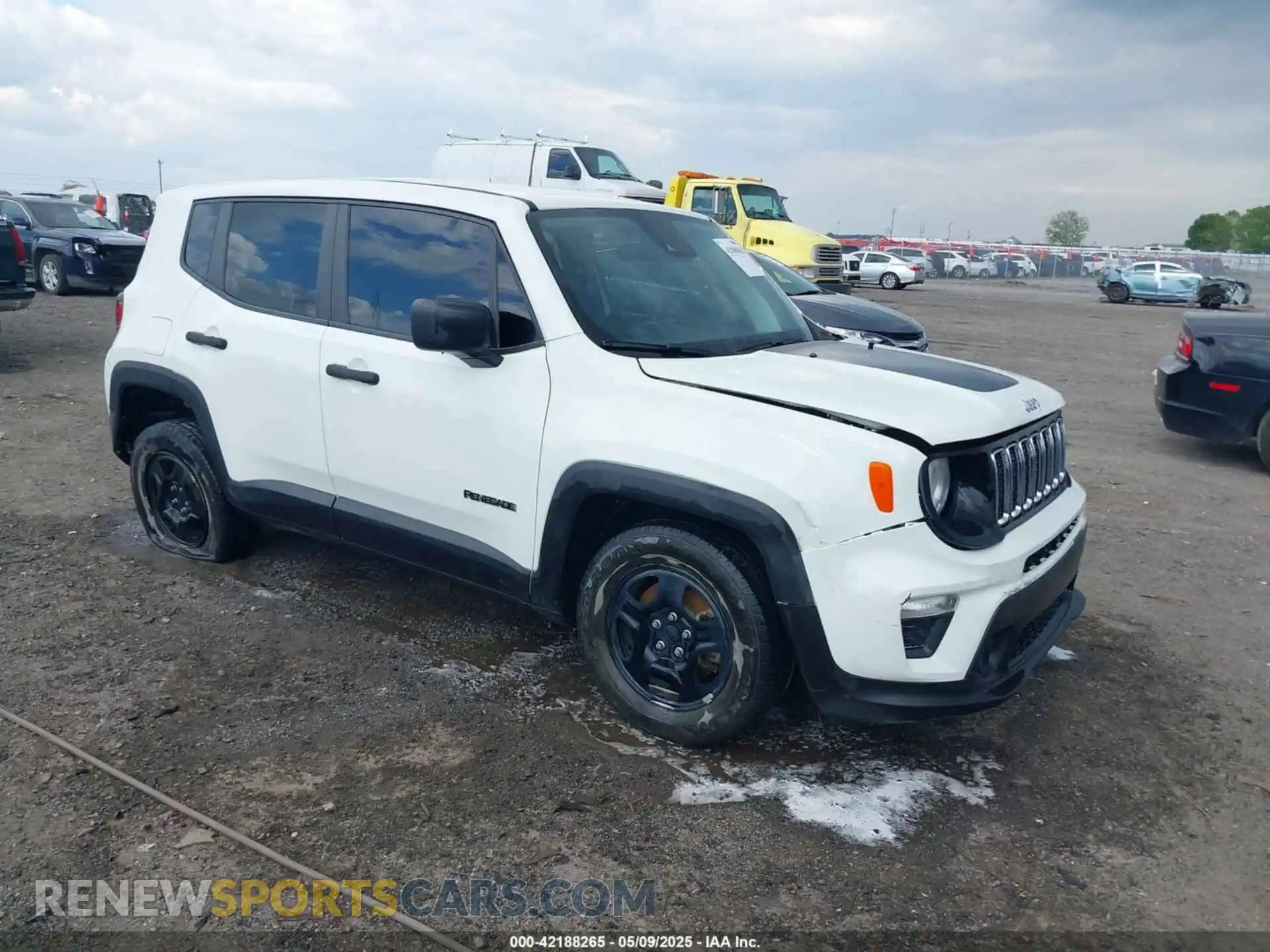 1 Photograph of a damaged car ZACNJCAB7MPM23305 JEEP RENEGADE 2021