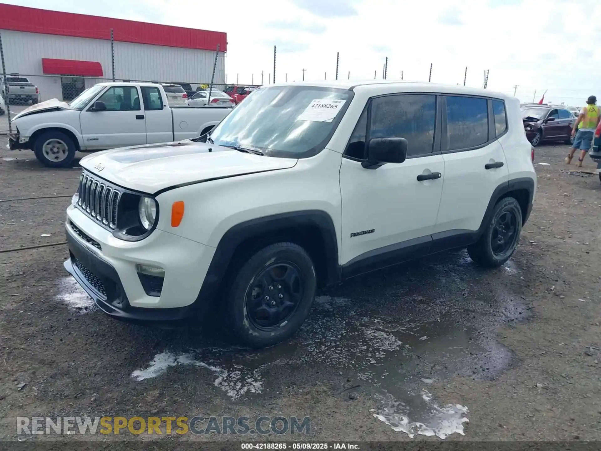 2 Photograph of a damaged car ZACNJCAB7MPM23305 JEEP RENEGADE 2021