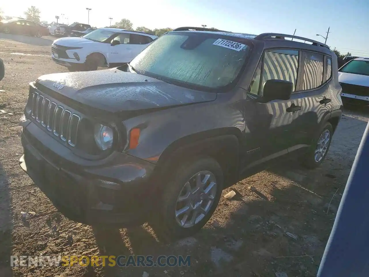 1 Photograph of a damaged car ZACNJCAB7MPM27211 JEEP RENEGADE 2021