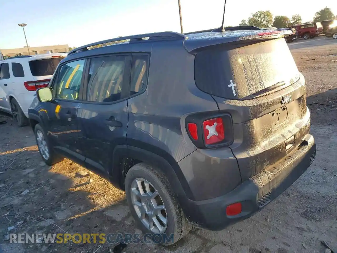 2 Photograph of a damaged car ZACNJCAB7MPM27211 JEEP RENEGADE 2021