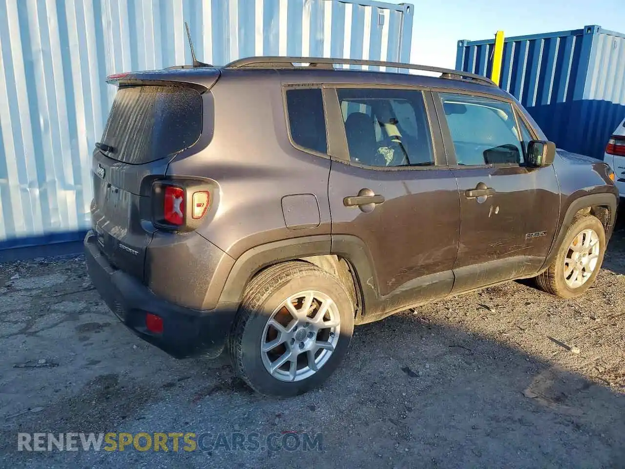 3 Photograph of a damaged car ZACNJCAB7MPM27211 JEEP RENEGADE 2021