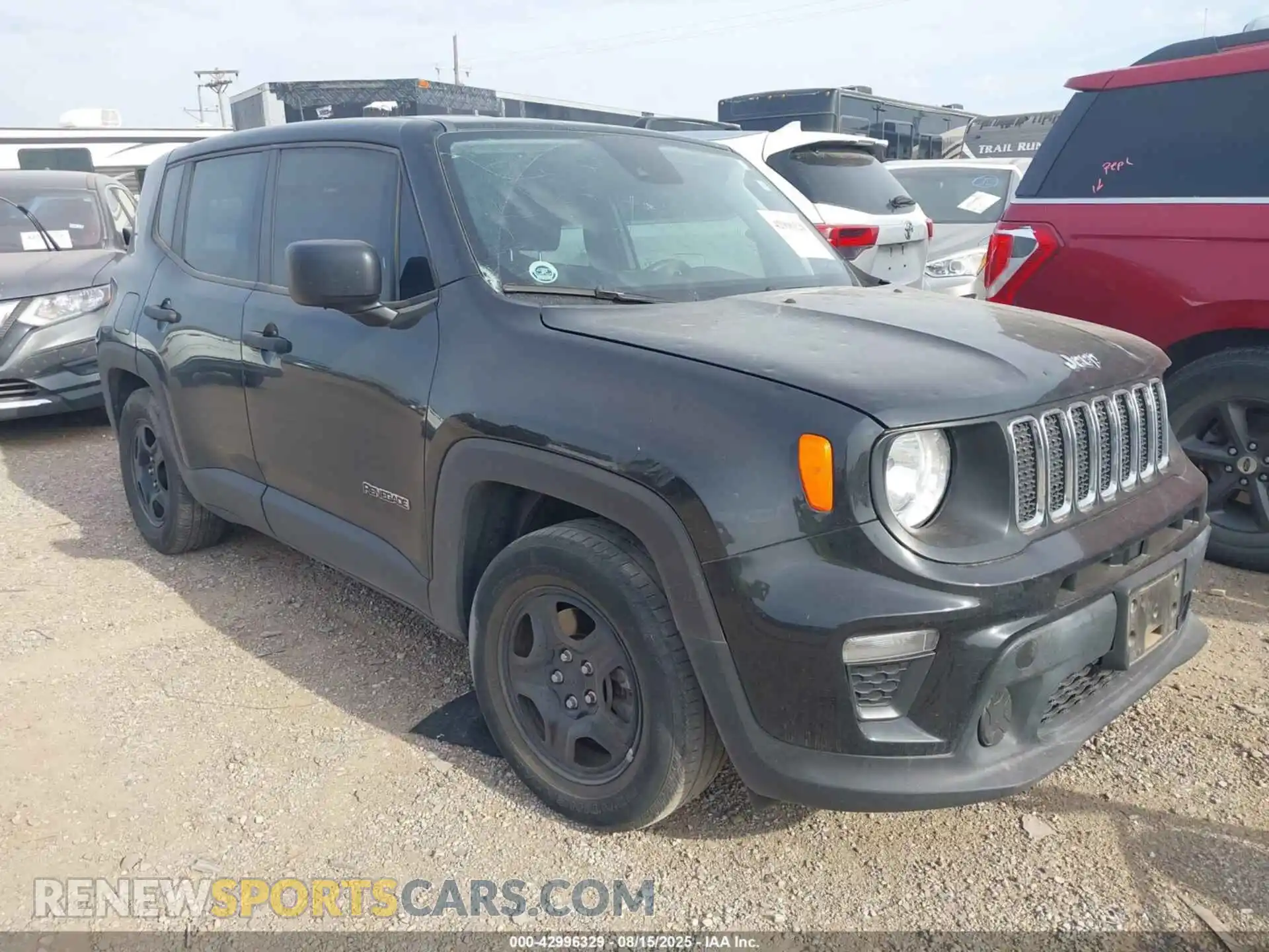 1 Photograph of a damaged car ZACNJCAB7MPM47071 JEEP RENEGADE 2021