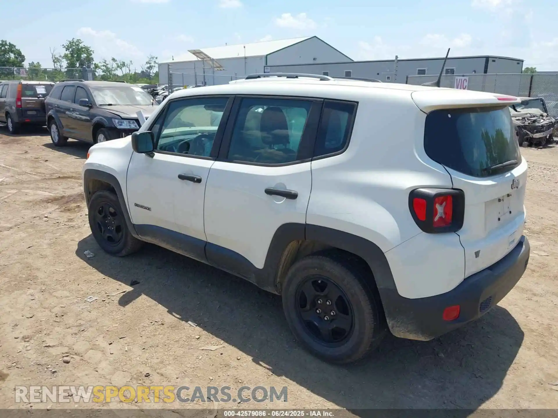 3 Photograph of a damaged car ZACNJCAB7MPM93483 JEEP RENEGADE 2021