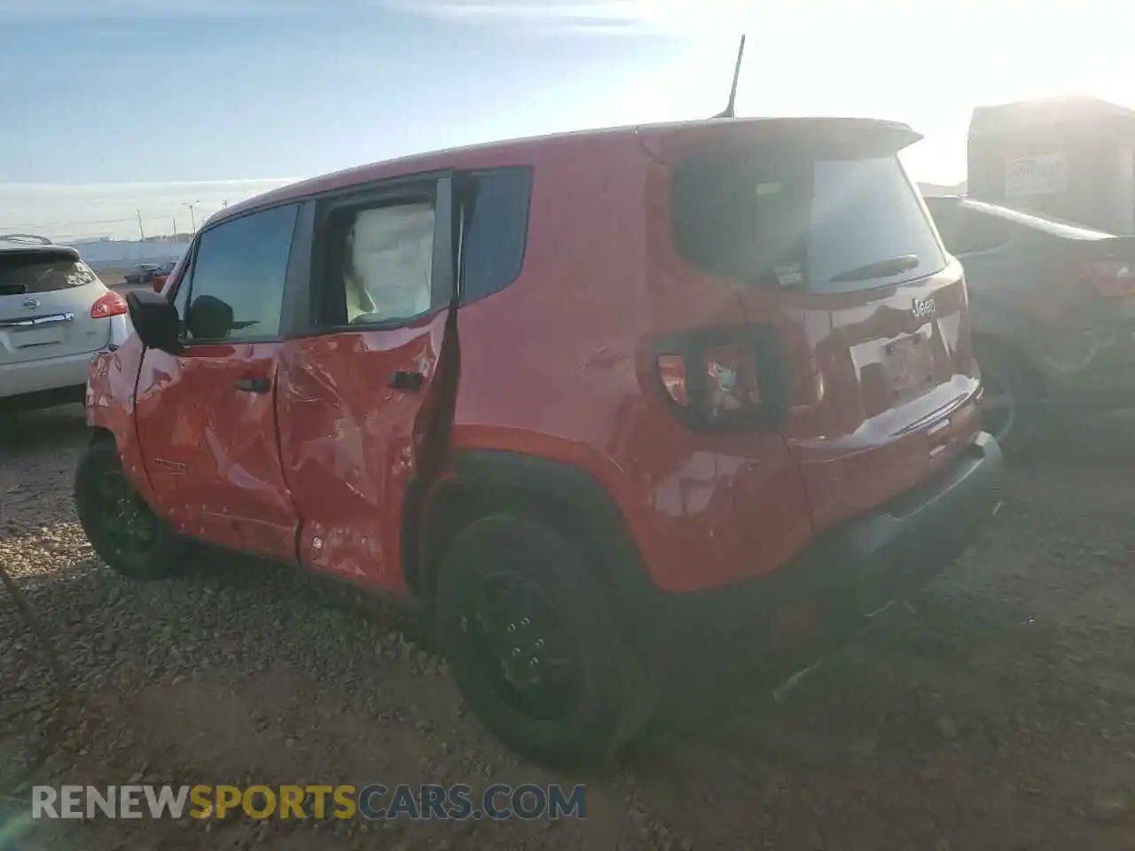 2 Photograph of a damaged car ZACNJCAB8MPM21935 JEEP RENEGADE 2021