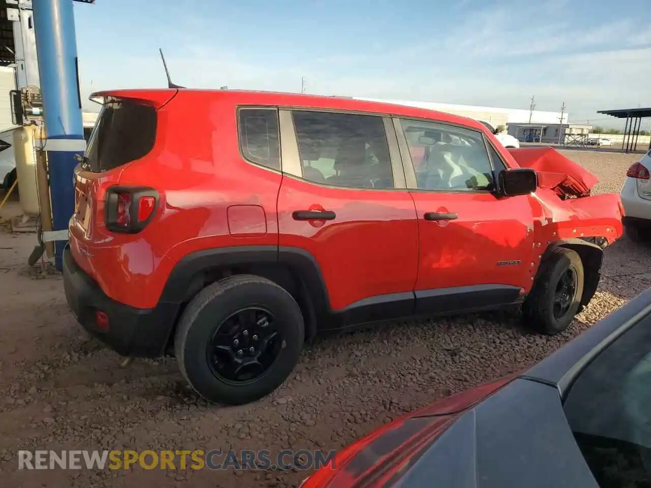 3 Photograph of a damaged car ZACNJCAB8MPM21935 JEEP RENEGADE 2021