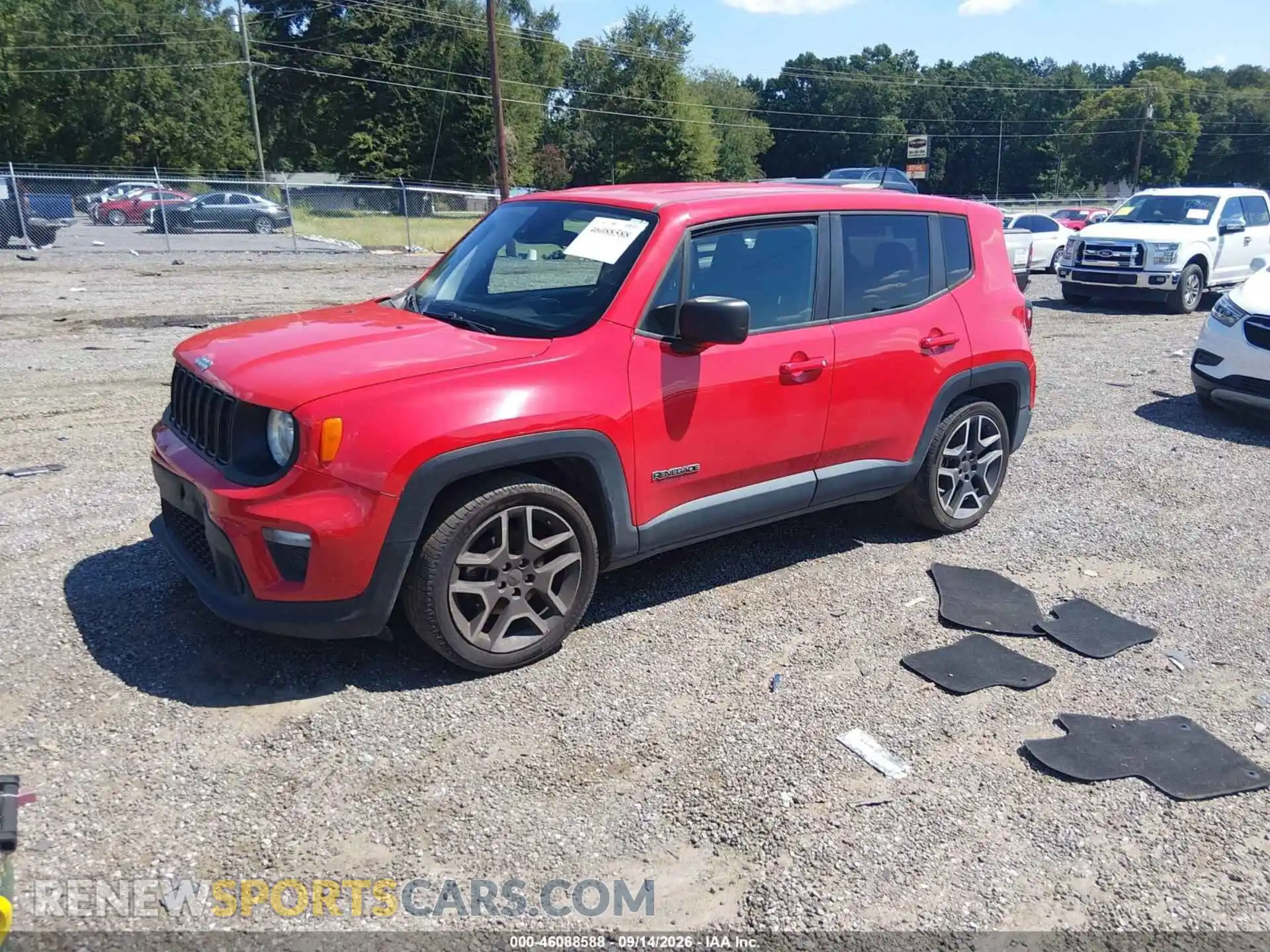2 Photograph of a damaged car ZACNJCAB8MPM32451 JEEP RENEGADE 2021
