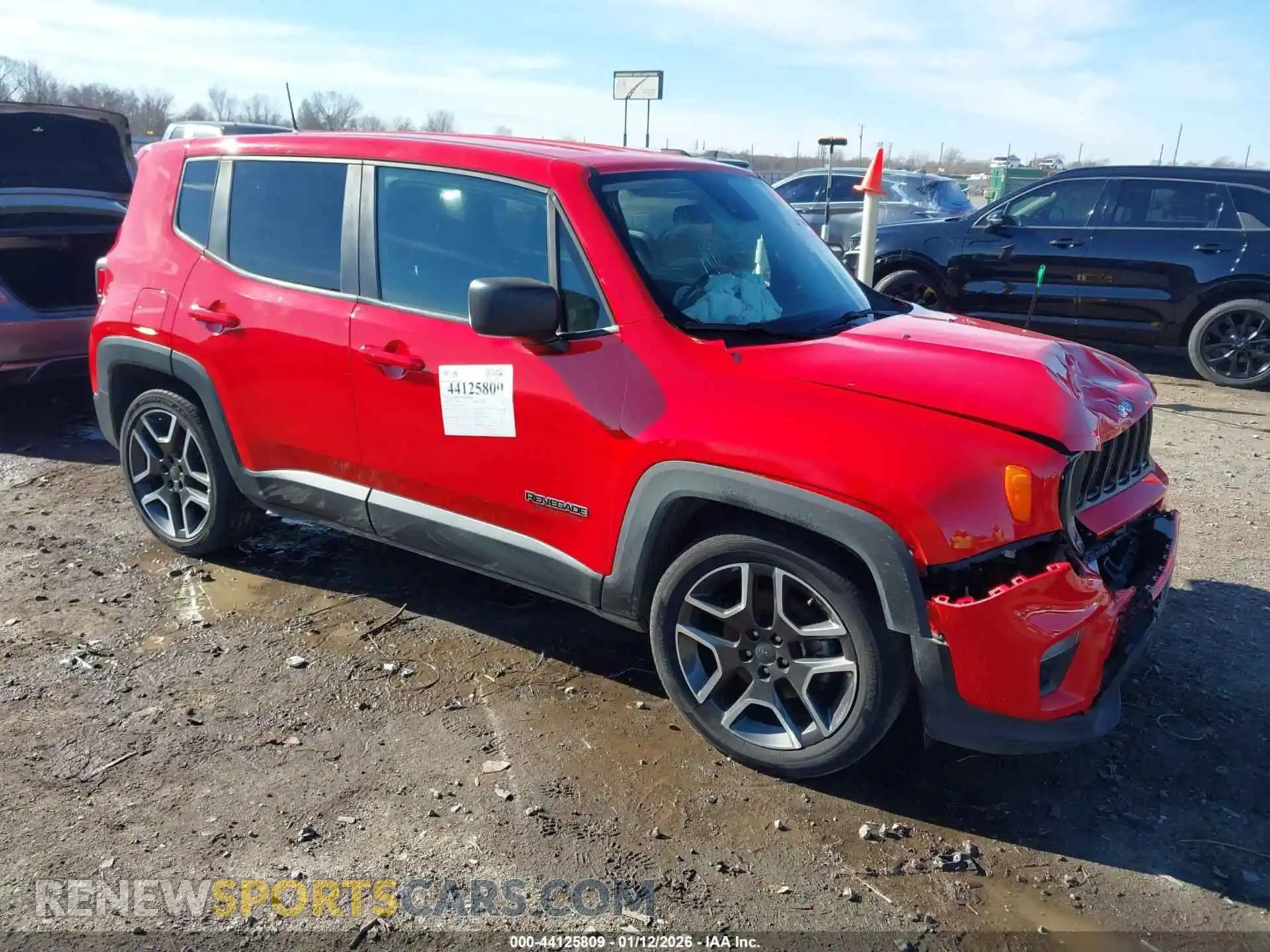 1 fotografías del automóvil dañado ZACNJCAB8MPM38413 JEEP RENEGADE 2021