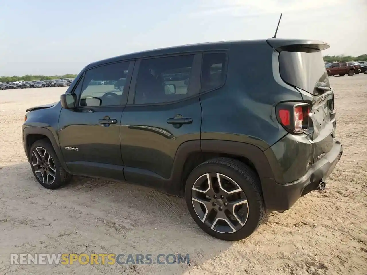2 Photograph of a damaged car ZACNJCAB8MPM52358 JEEP RENEGADE 2021