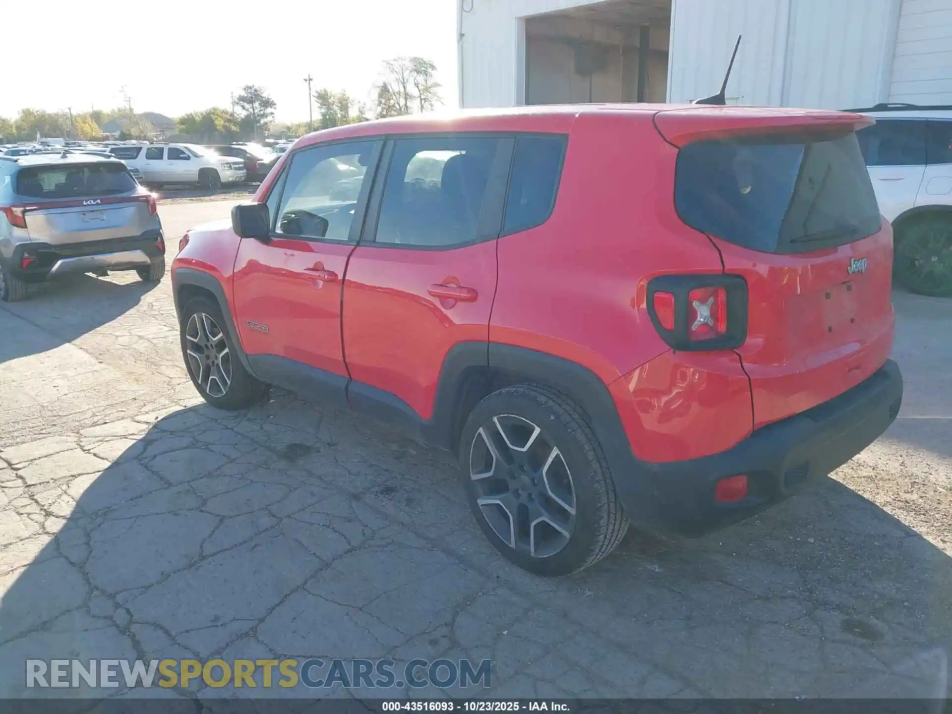 3 Photograph of a damaged car ZACNJCAB8MPM56037 JEEP RENEGADE 2021