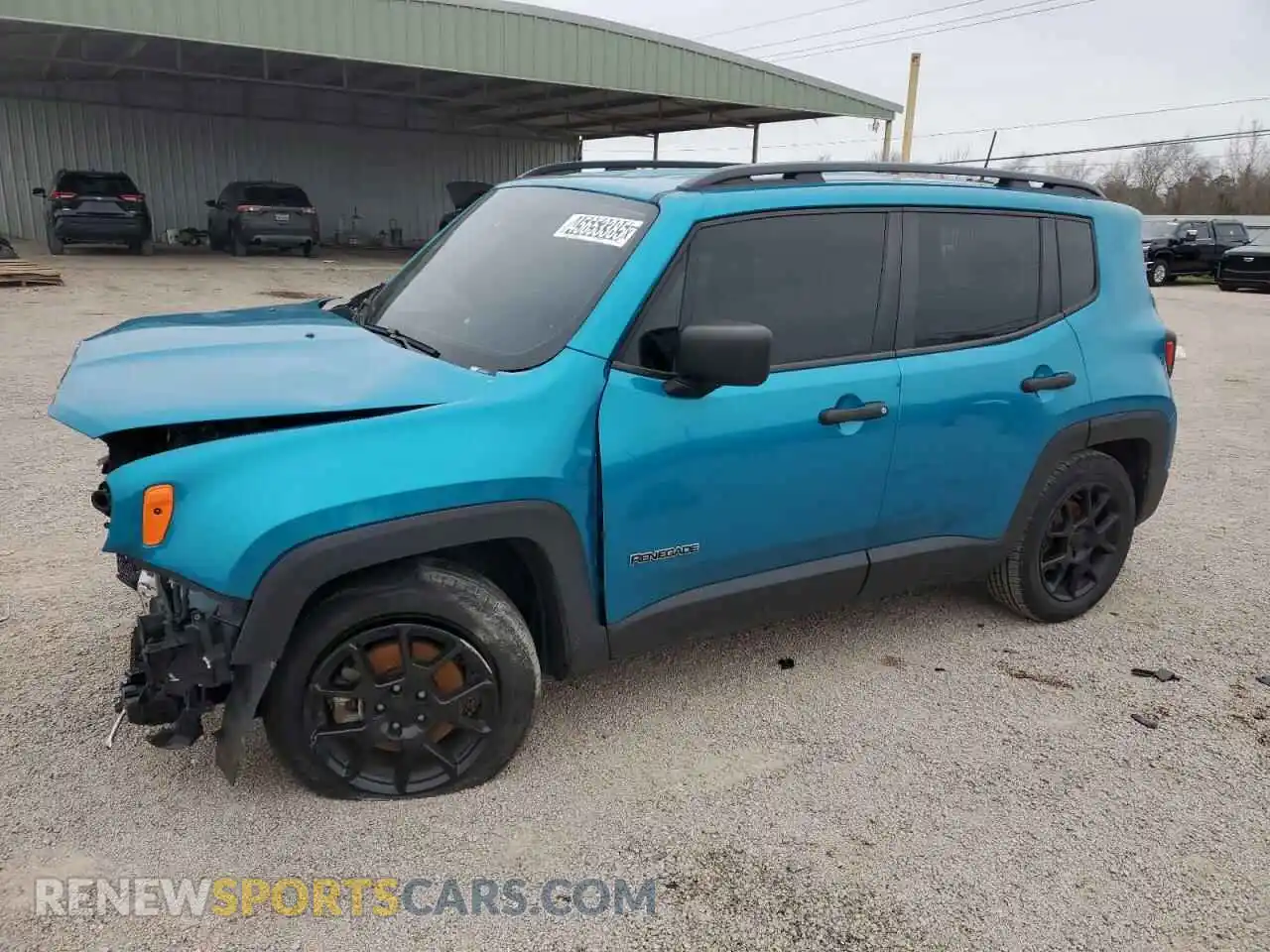 1 Photograph of a damaged car ZACNJCAB8MPM93816 JEEP RENEGADE 2021