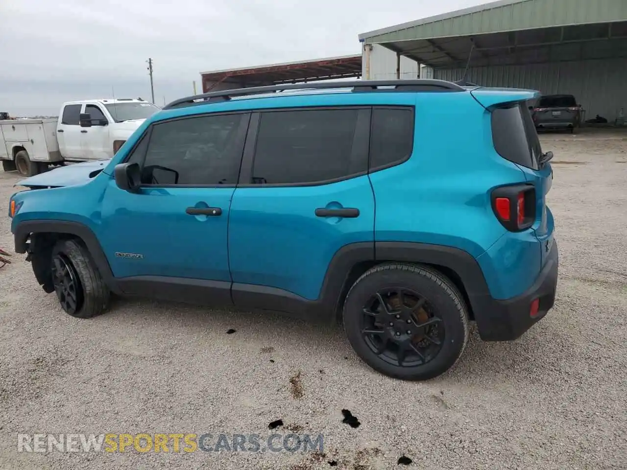 2 Photograph of a damaged car ZACNJCAB8MPM93816 JEEP RENEGADE 2021