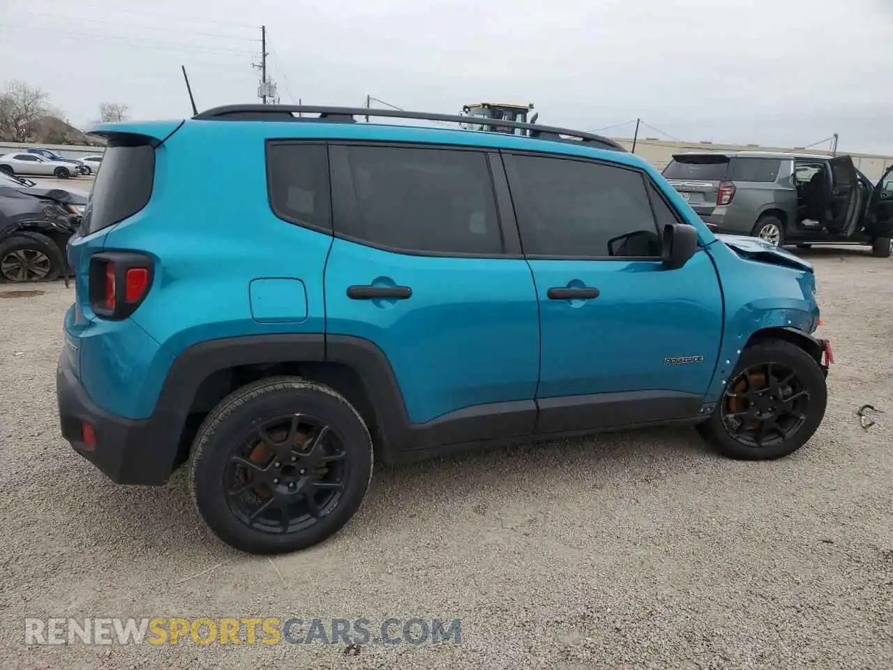 3 Photograph of a damaged car ZACNJCAB8MPM93816 JEEP RENEGADE 2021
