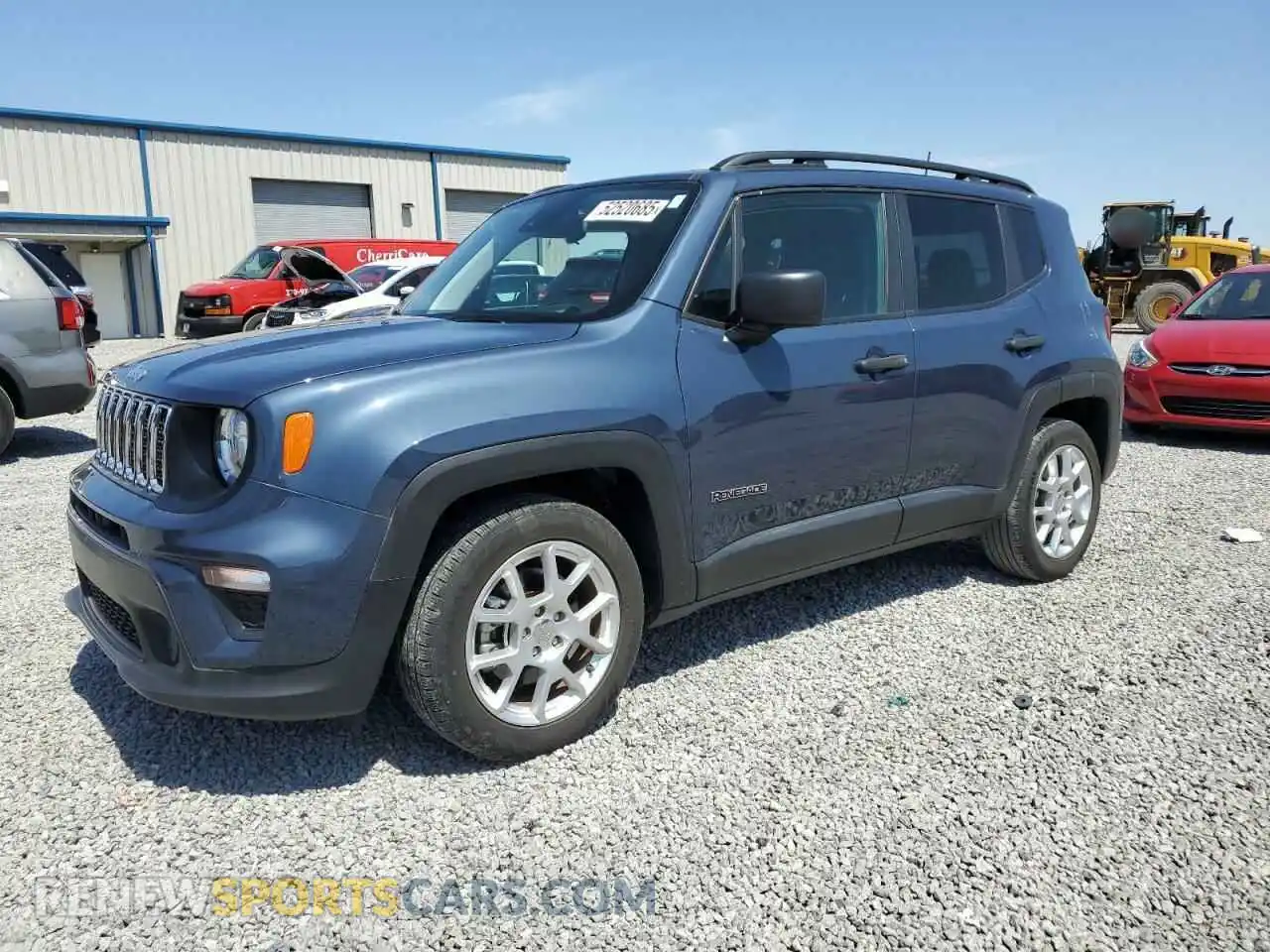 1 Photograph of a damaged car ZACNJCAB8MPM95324 JEEP RENEGADE 2021