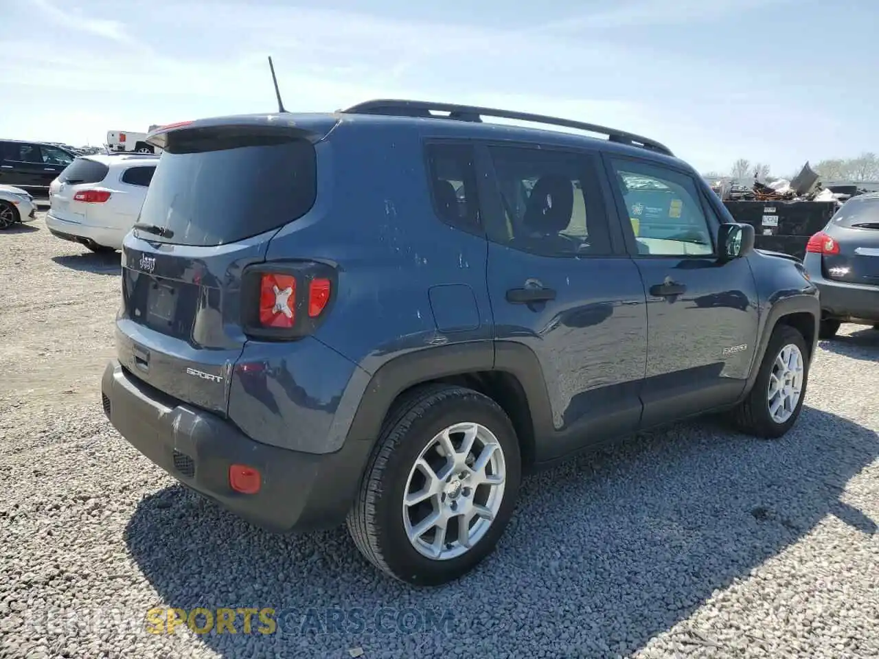 3 Photograph of a damaged car ZACNJCAB8MPM95324 JEEP RENEGADE 2021