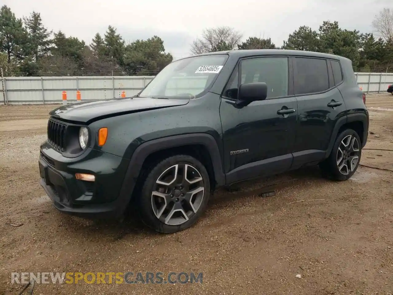 1 Photograph of a damaged car ZACNJCABXMPM22391 JEEP RENEGADE 2021