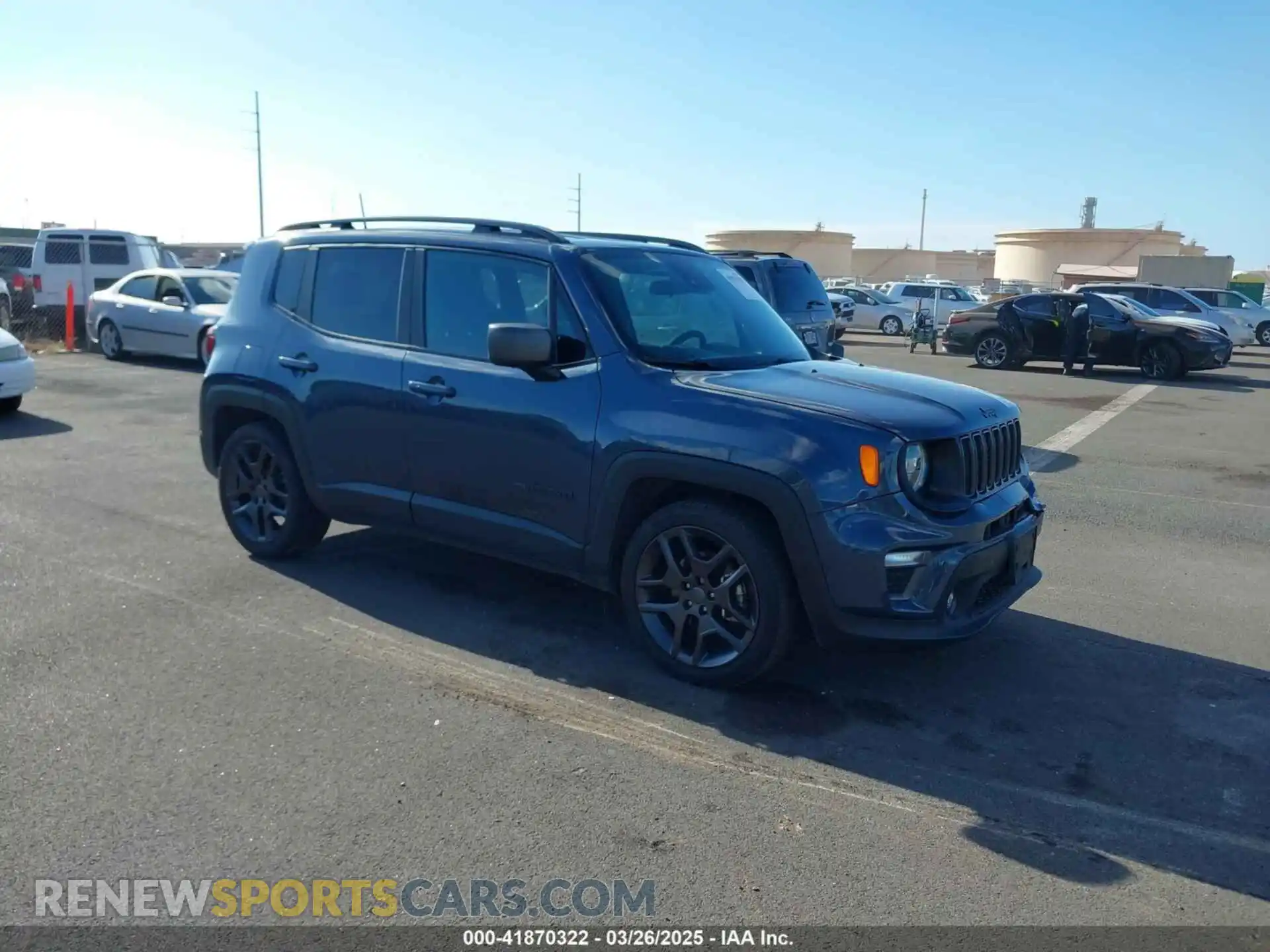 1 Photograph of a damaged car ZACNJCB10MPM69371 JEEP RENEGADE 2021
