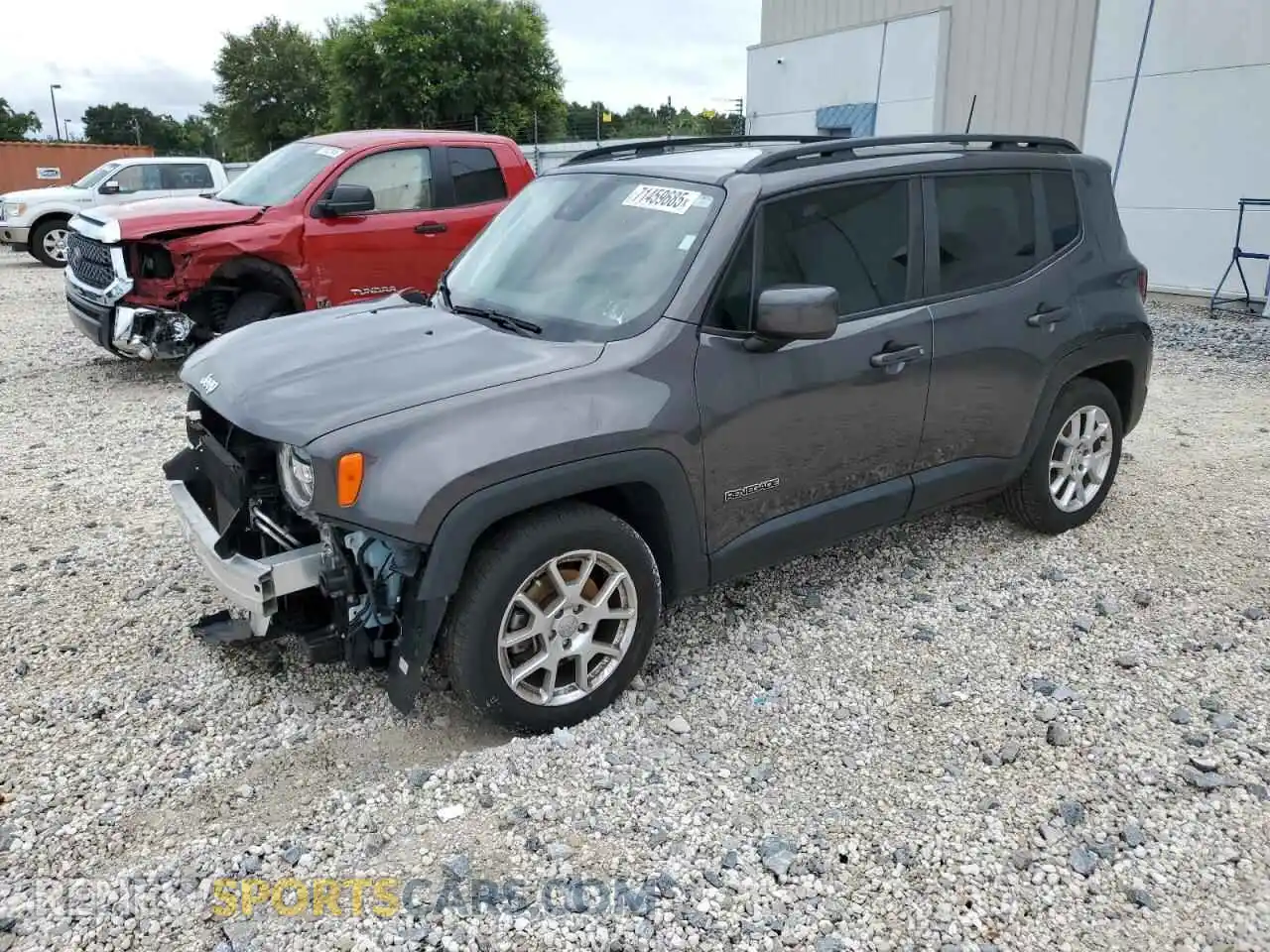 1 Photograph of a damaged car ZACNJCB12MPM38235 JEEP RENEGADE 2021