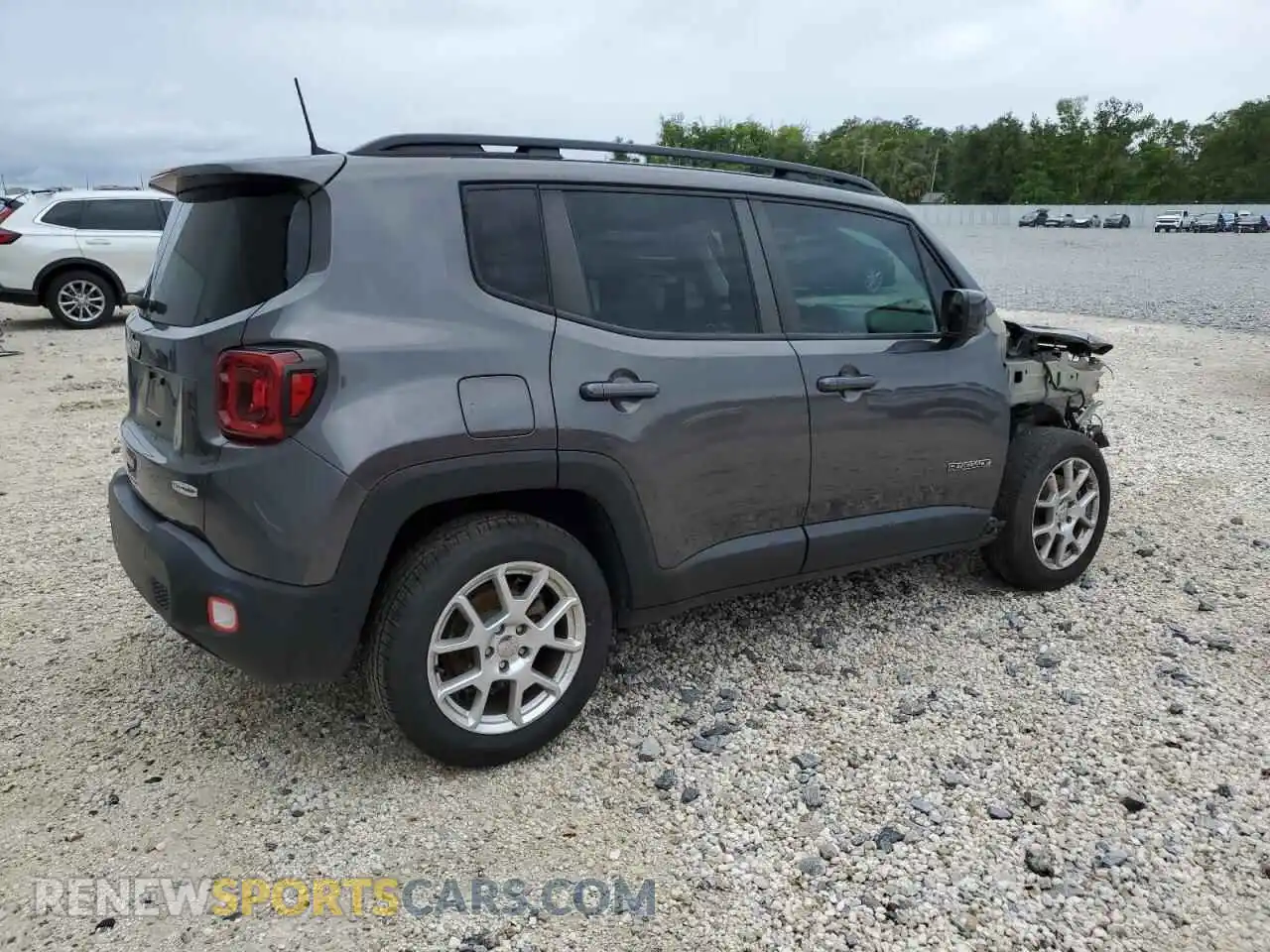 3 Photograph of a damaged car ZACNJCB12MPM38235 JEEP RENEGADE 2021