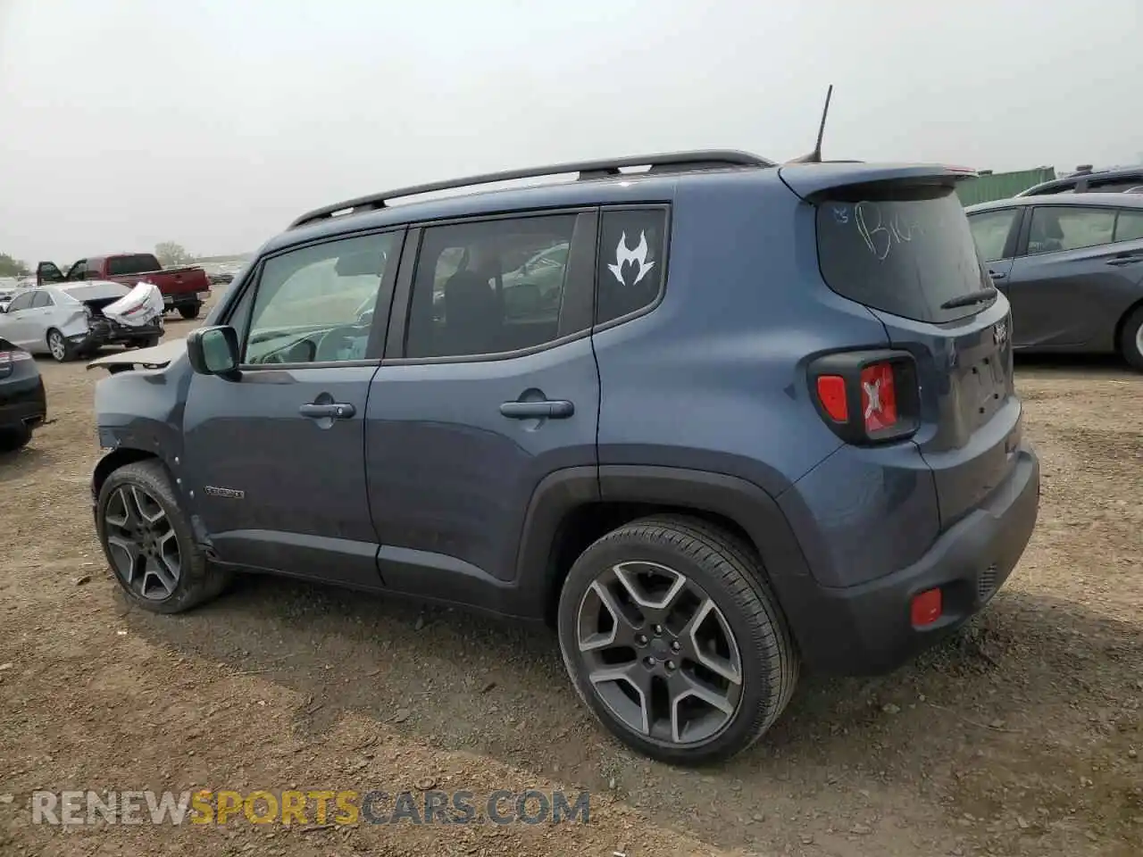 2 Photograph of a damaged car ZACNJCBB0MPM11107 JEEP RENEGADE 2021