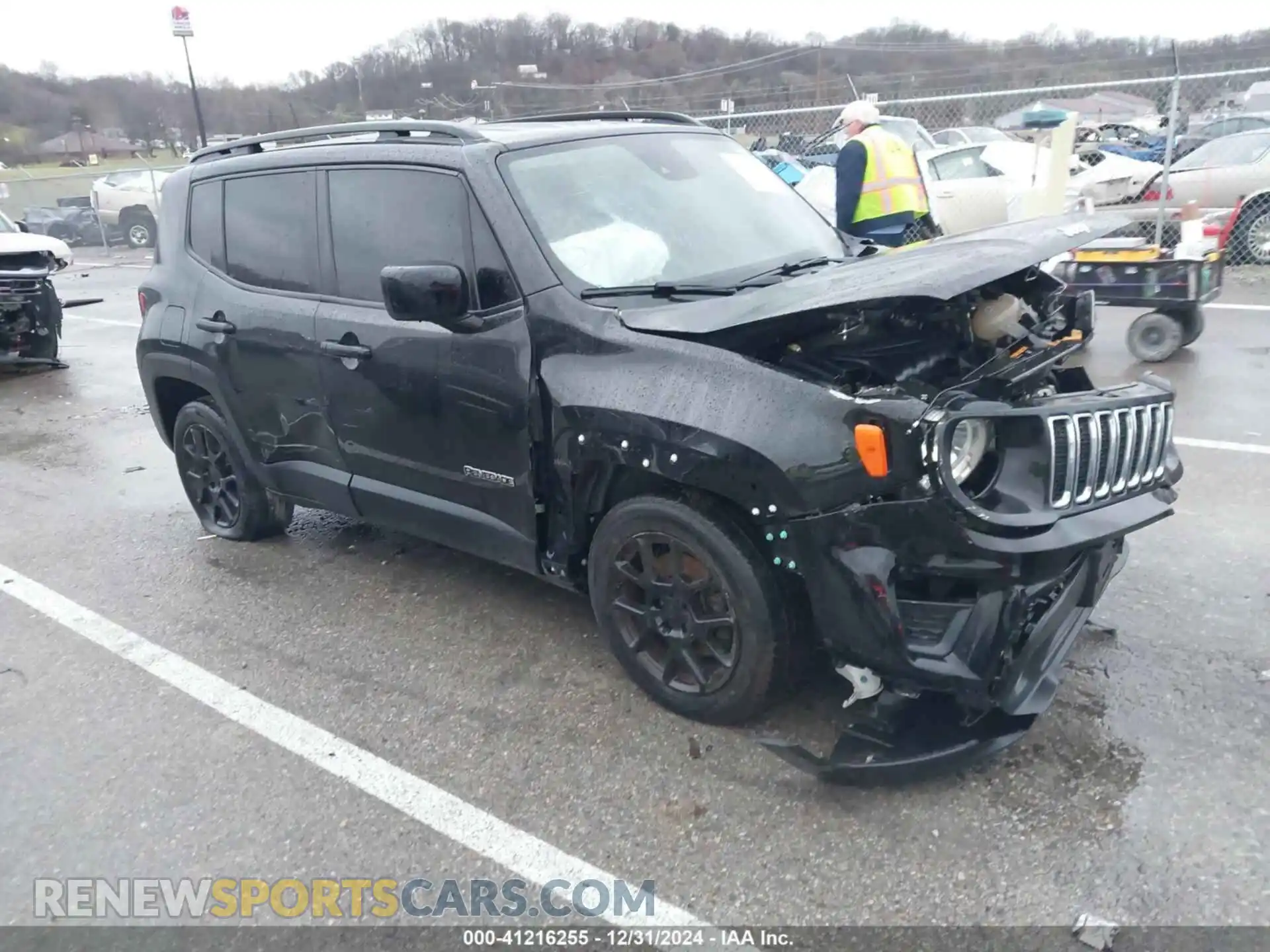 1 Photograph of a damaged car ZACNJCBB0MPM26206 JEEP RENEGADE 2021